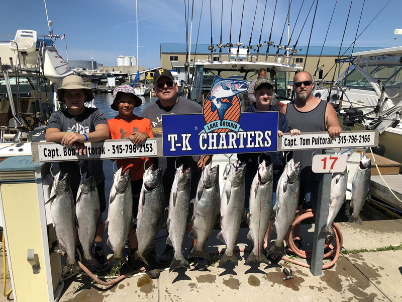 Lake Ontario Fishing Charter – 07/15/2019 - TK Charters