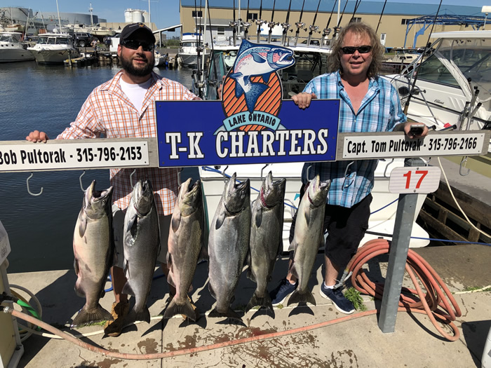Lake Ontario Fishing Charter – 08/31/2019 - TK Charters