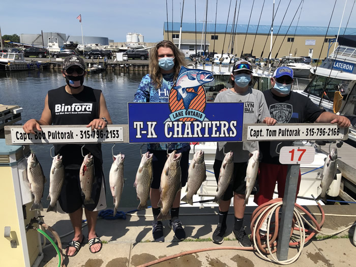 Lake Ontario Fishing Charters 07/25/2020 - TK Charters